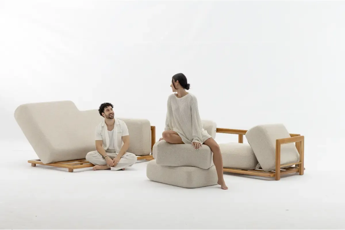 Rule teak - Salon de jardin