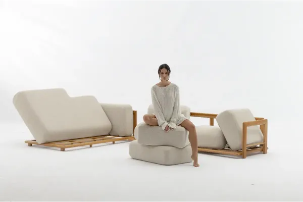 Rule teak - Salon de jardin