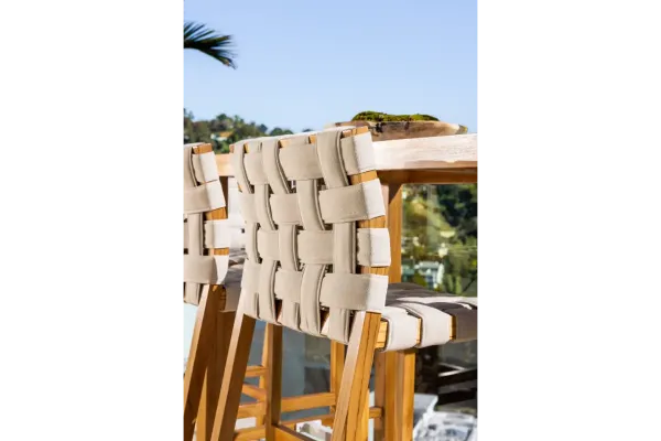 Set teak bar - Tables et chaises