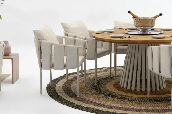 Crown dining round - Tables et chaises