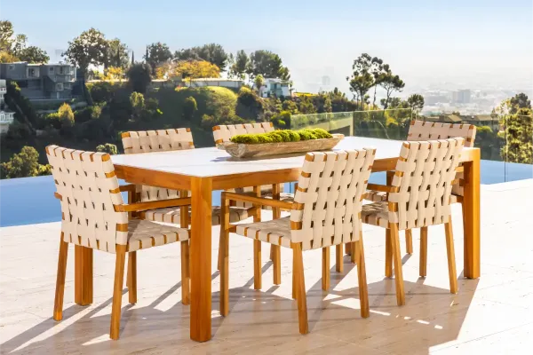 Set teak dining - Tables et chaises