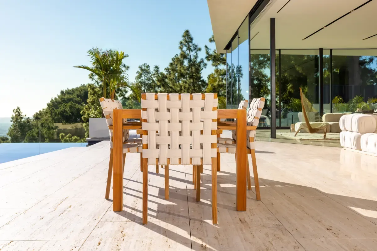 Set teak dining - Tables et chaises