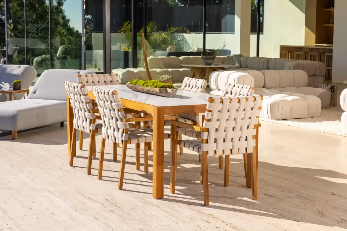 Set teak dining - Tables et chaises