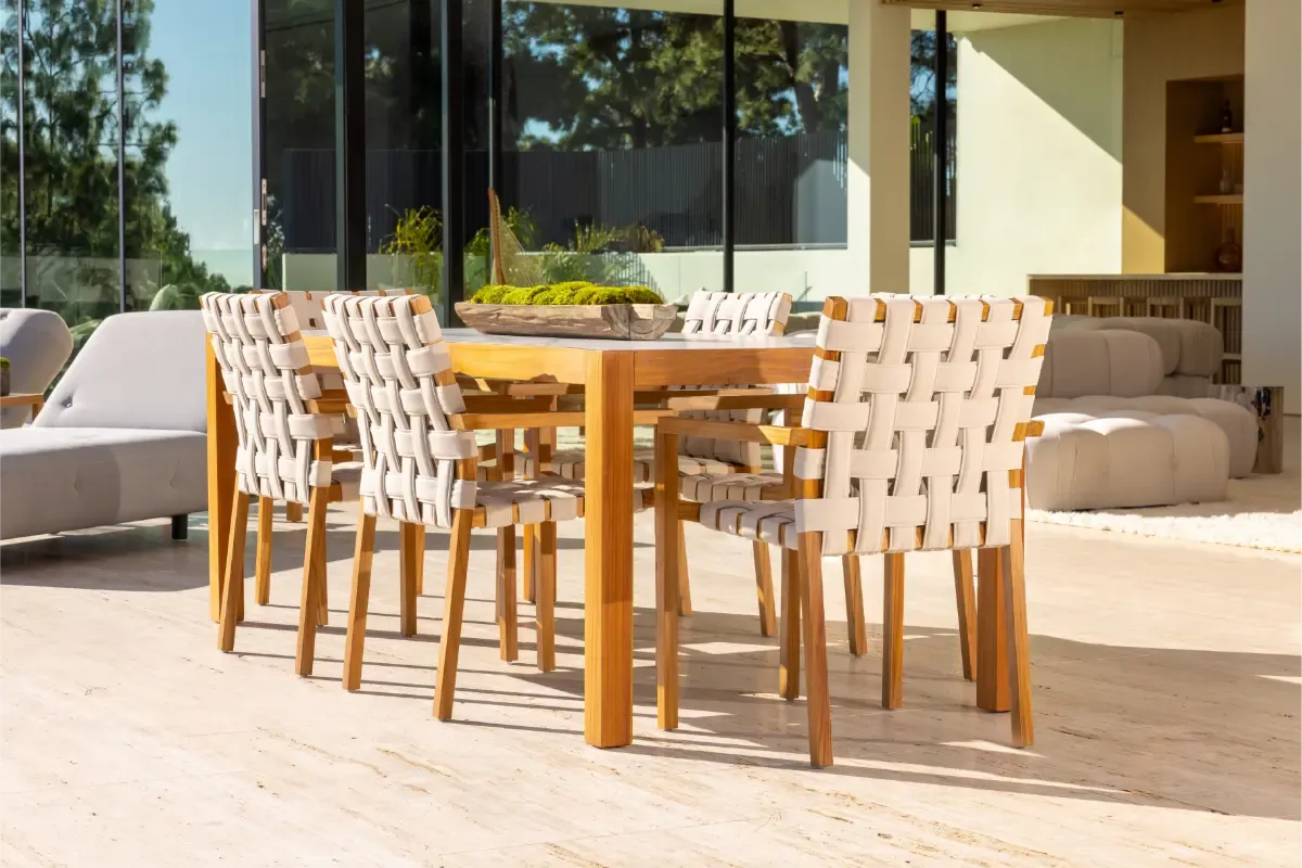 Set teak dining - Tables et chaises