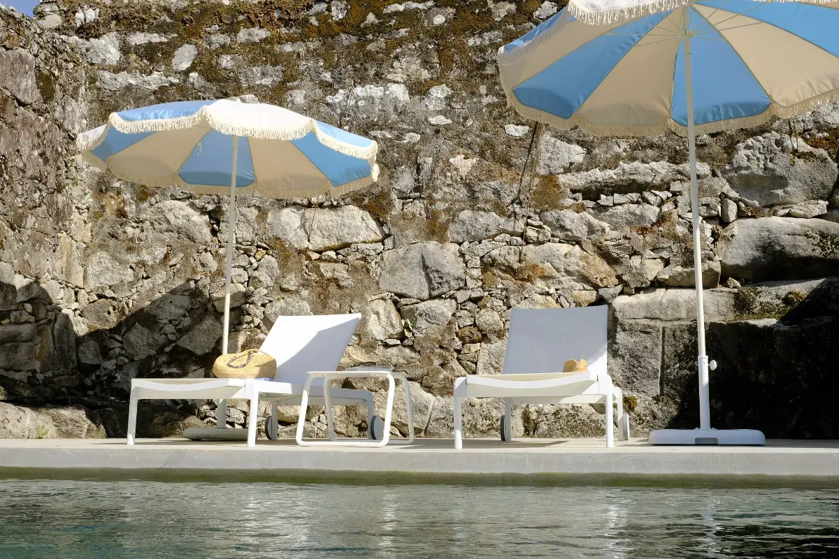Toscana - Parasols et pieds