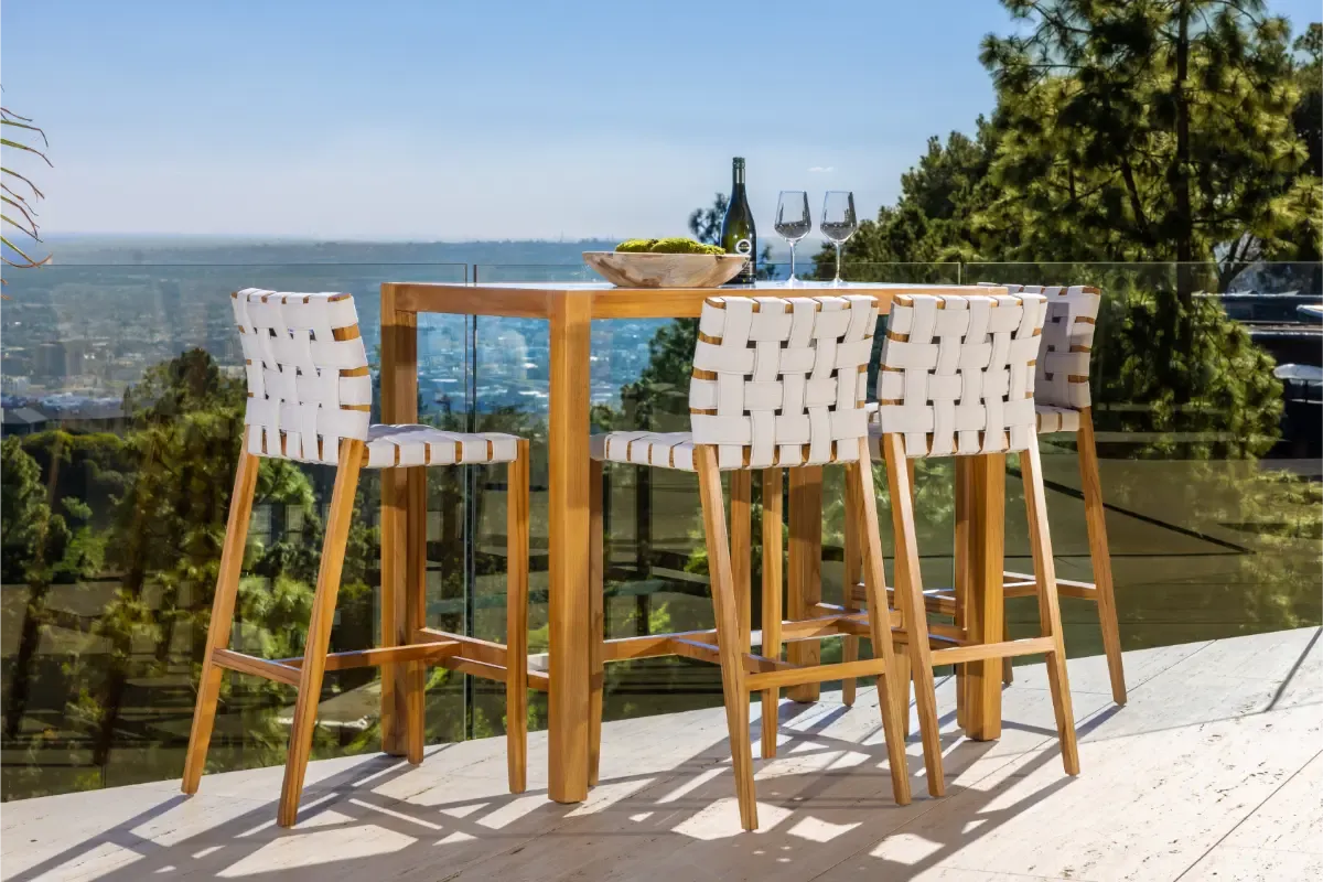 Set teak Table - Tables de jardin