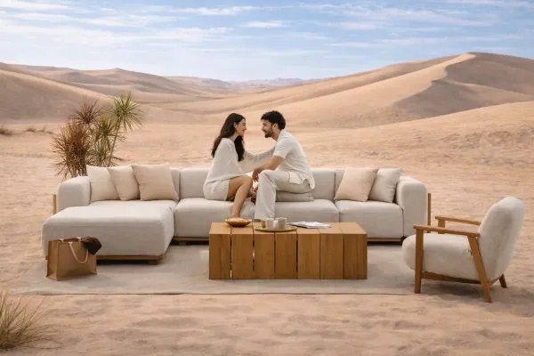 Rule teak - Salon de jardin