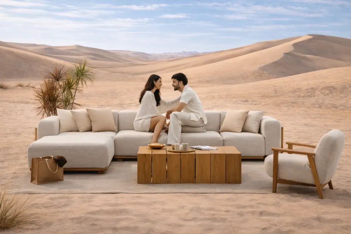 Rule teak - Salon de jardin