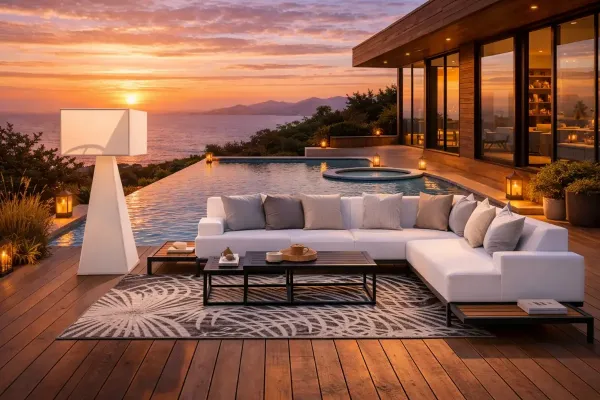 Glamour teak - Salon de jardin
