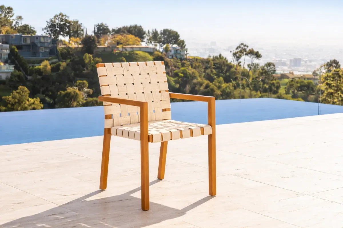 Set Teak C - Chaises de jardin