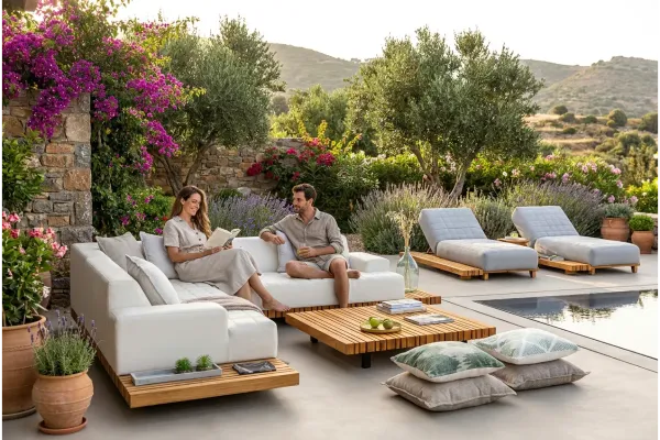 Icon teak - Salon de jardin