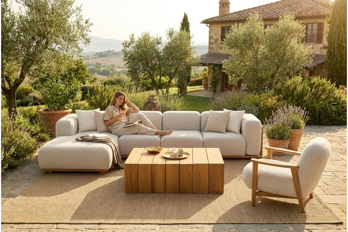 Rule teak - Salon de jardin