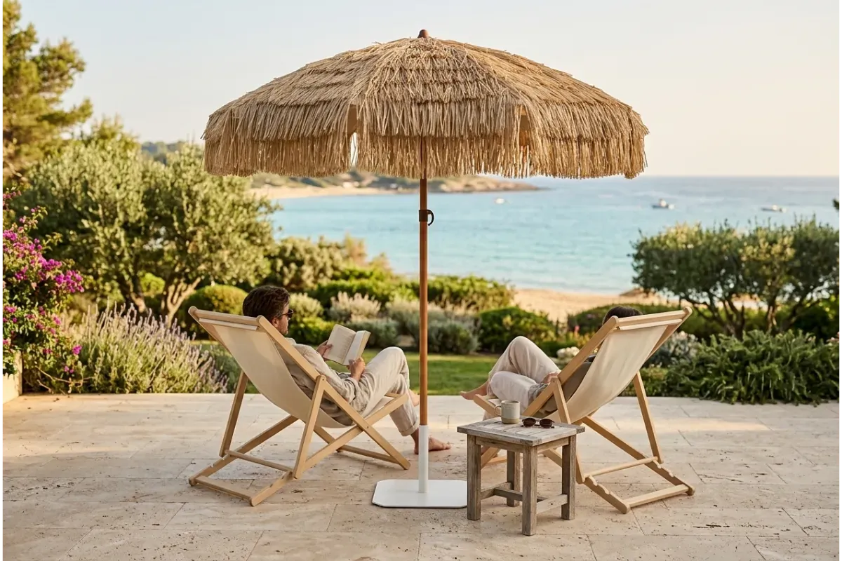 Manao - Parasols et pieds