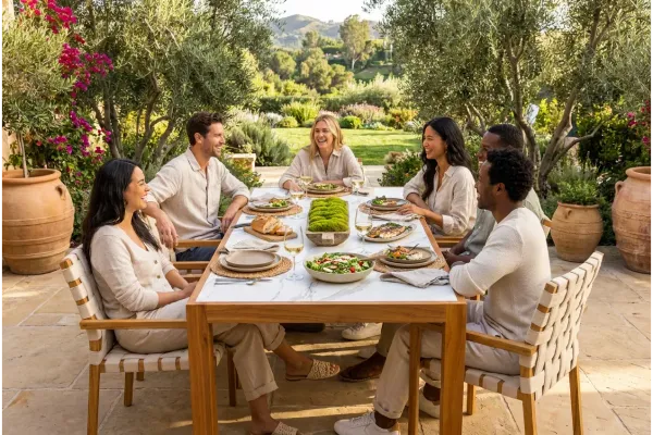 Set teak dining - Tables et chaises