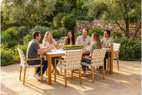 Set teak dining - Tables et chaises