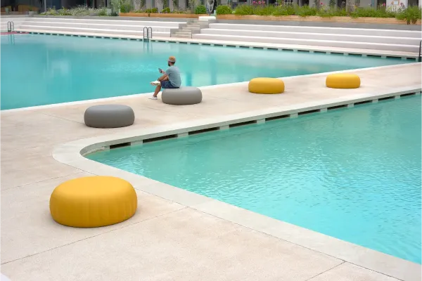 Gelé Pouf XL - Monobloc