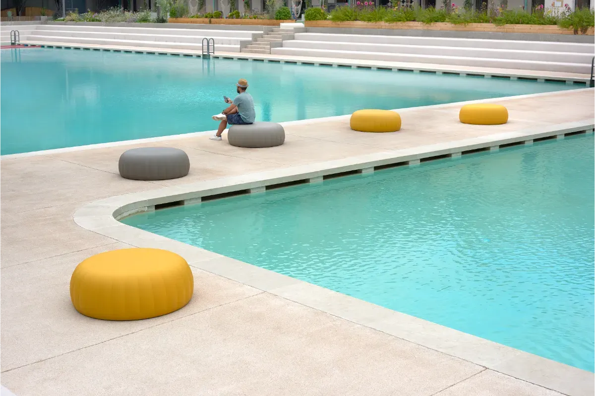 Gelé Pouf XL - Monobloc