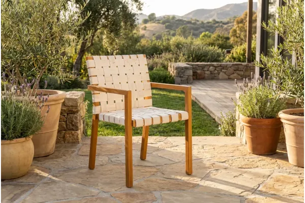 Set Teak C - Chaises de jardin